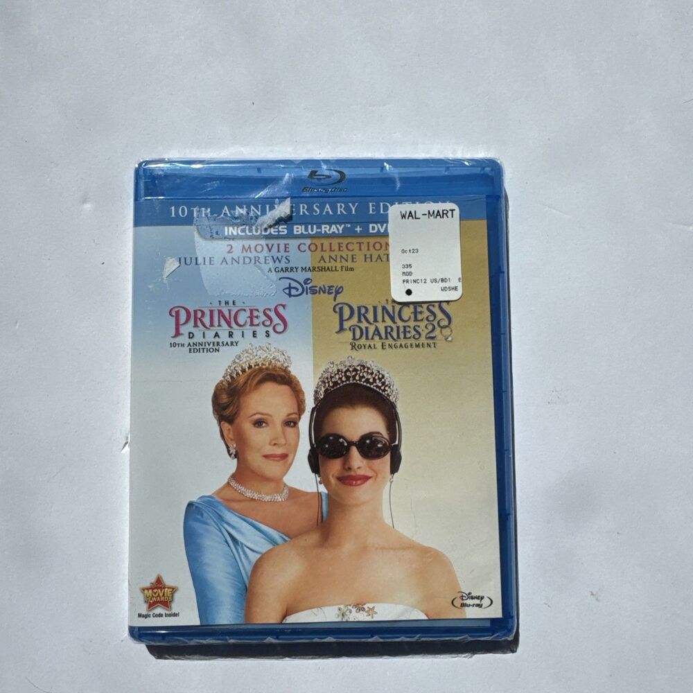 The Princess Diaries 10th Anniversary Edition 2-Movie Collection Blu-Ray NEW